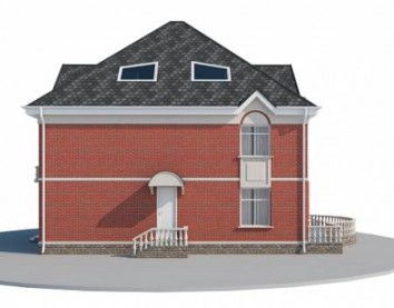 Проект дома из блоков 10-2164