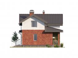 Проект дома из блоков м9