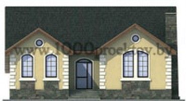 Проект дома из блоков 1084