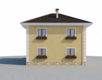 Проект дома из блоков 10-2153-2