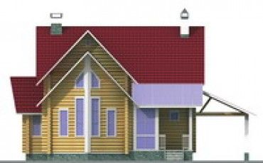 Проект деревянного дома 1040