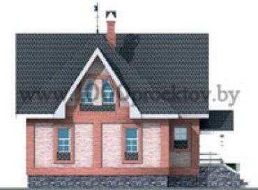 Проект дома из блоков 1019