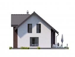 Проект дома из блоков м12