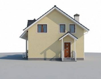 Проект дома из блоков 10-1601-2