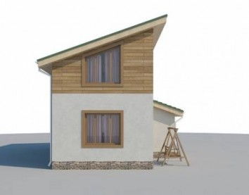 Проект дома из блоков 10-2052