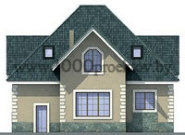 Проект дома из блоков 1086