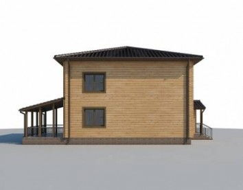 Проект деревянного дома 10-2073-2