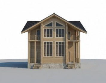 Проект деревянного дома 10-2011