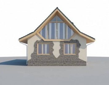 Проект дома из блоков 10-2168-2