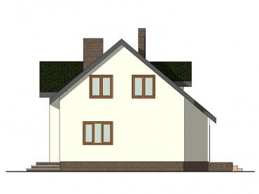 Проект дома из блоков м18