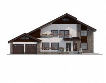 Проект дома из блоков 10-2128