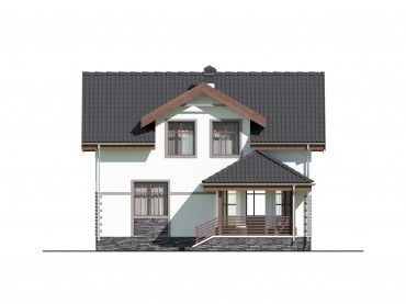 Проект каркасного дома 2-9