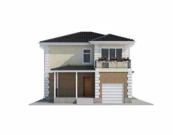 Проект дома из блоков 10-2025