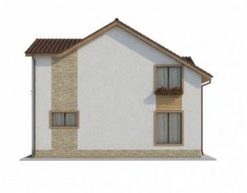 Проект дома из блоков 10-2037