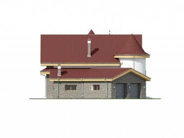 Проект дома из блоков 1-25