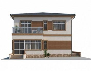 Проект дома из блоков 10-2027