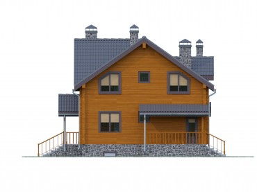 Проект деревянного дома 3-2