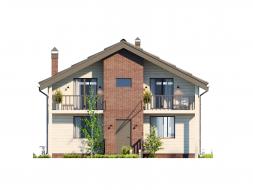 Проект каркасного дома 2-11-1