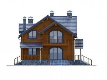 Проект деревянного дома 3-2