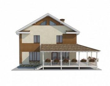 Проект каркасного дома 10-2141