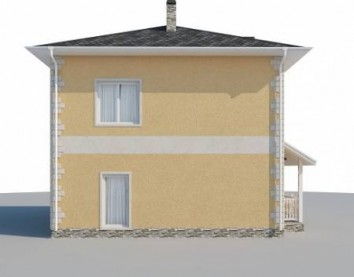 Проект дома из блоков 10-2004