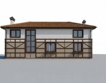 Проект дома из блоков 10-2178