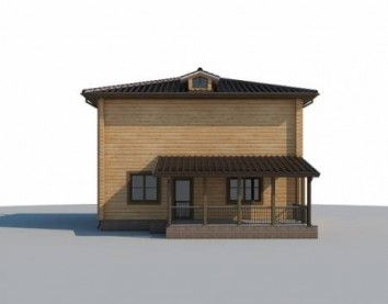 Проект деревянного дома 10-2073-2