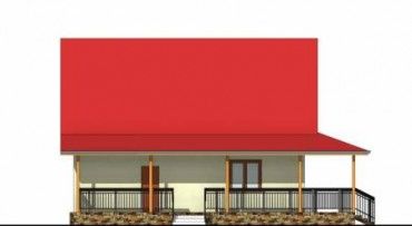 Проект дома из блоков 1027