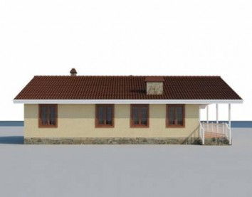 Проект дома из блоков 10-2144-2