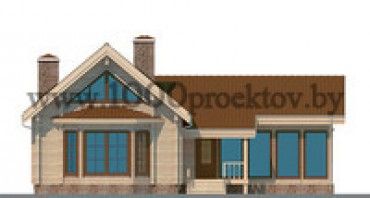 Проект деревянного дома 1041