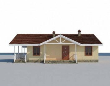 Проект дома из блоков 10-2144-2