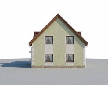 Проект дома из блоков 10-2244