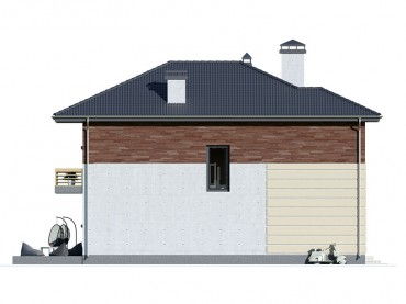 Проект дома из блоков м25