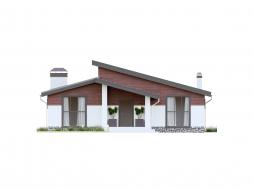 Проект дома из блоков м2