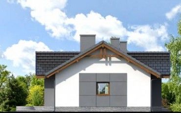 Проект дома с 4 спальнями и гаражом 1583