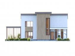 Проект дома из блоков 1-02