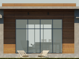 Проект дома из блоков м1