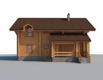 Проект деревянного дома 10-2067