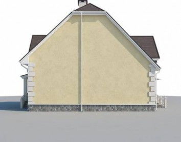 Проект дома из блоков 10-2190