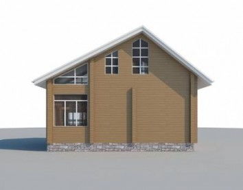 Проект деревянного дома 10-2016