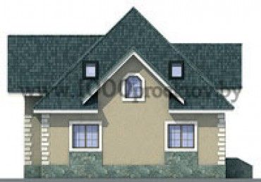 Проект дома из блоков 1086