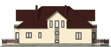 Проект дома из блоков 1305