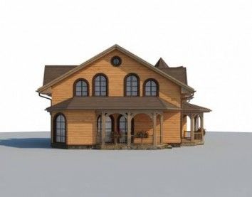 Проект деревянного дома 10-2220