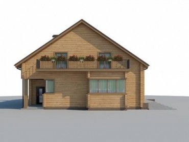 Проект деревянного дома 10-543-3