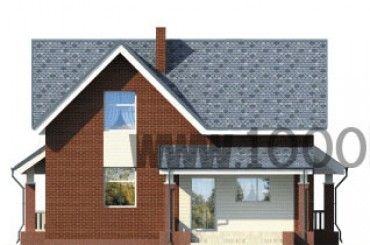 Проект дома из блоков 1127