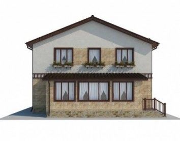 Проект дома из блоков 10-2017