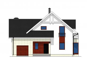 Проект дома из блоков 1-10
