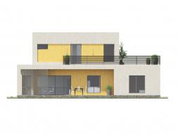 Проект дома из блоков 1-40-4