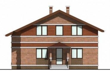 Проект дома из блоков 1207