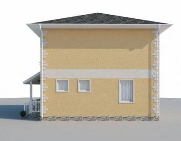 Проект дома из блоков 10-2004